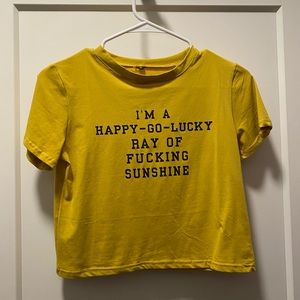 Funny saying croptop!